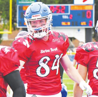 RYLAN BIRKBY and his teammates had plenty to smile about during last week’s Nebraska Shrine Bowl. The recent St. Paul graduate was a part of the winning team during Saturday’s game.