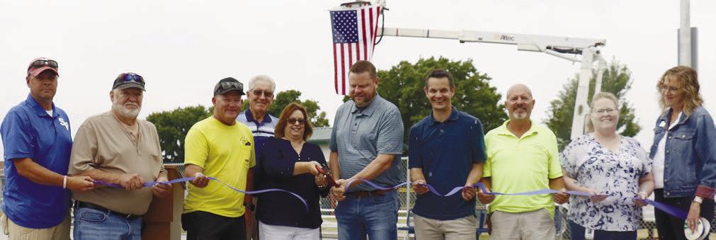 CITY CUTS RIBBON ON PARK PROJECT