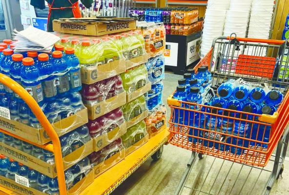 NUMEROUS ORGANIZATIONS AND BUSINESSES have been donating items to the victims of the May 17th tornado that caused extensive damage north of St. Libory. Among the groups is the Heartland United Way, which is helping raise monetary funds through its After the Storm campaign. Courtesy Photo