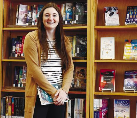 KELLI HELTON, longtime assitant library director, was officially appointed as the director of the St. Paul Library late last month. Photos by Michael Rother