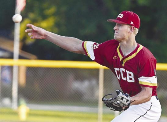 DILLON FANTA worked the bump for just over five innings during last Tuesday night’s dual between Dannebrog-Cairo- Boelus and St. Paul. Fanta struck out six batters and allowed two runs. Photos by Michael Happ