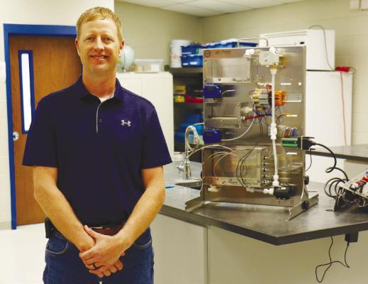 DUSTIN NILSON is pictured in his classroom at St. Paul Public