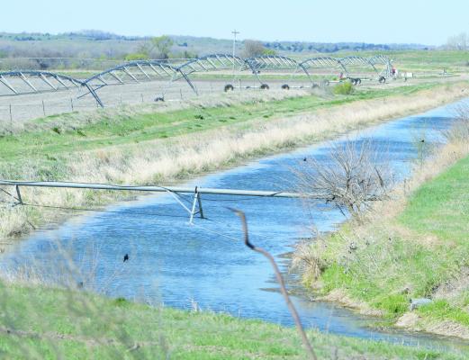 THE TWIN LOUPS IRRIGATION DISTRICT has started to fill its canals, including the Fullerton Canal Two near Cushing. Water in the Fullerton Canal Two has reached as far as Nance County. (Michael Happ)