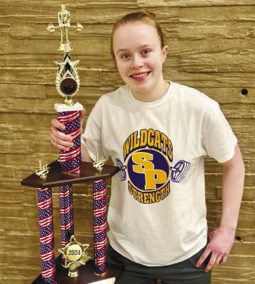 Behrens earns gold at state meet