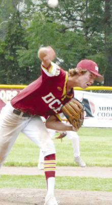 BARRETT FRIES pitched 6.1 innings and surrendered just one earned run on thirteen total strikeouts against Loomis. Photo by Monte Steele
