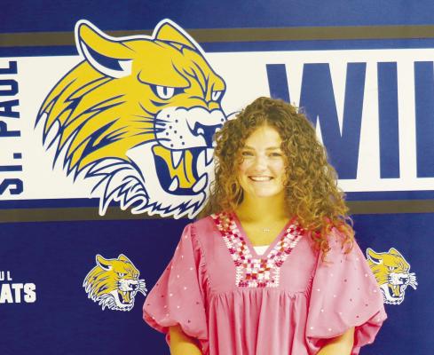 ANNA THEDE, a 2020 graduate of St. Paul High School, is St. Paul’s new high school geometry and Algebra II instructor. Photo by Michael Rother
