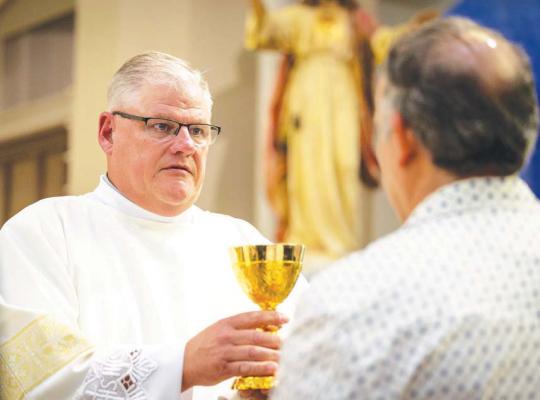 PHIL LUKASIEWICZ, a lifelong parishioner in Howard County, was ordained to the permanent diaconate for the Catholic Diocese of Grand Island during a Mass on May 30th at the Cathedral of the Nativity of the Blessed Virgin Mary in Grand Island. Courtesy Photo