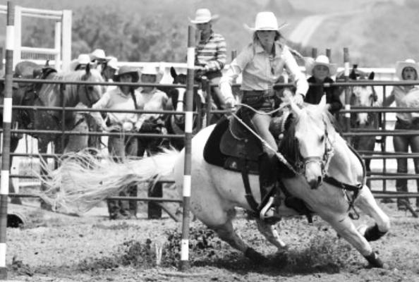 RYLEE NALL-SILLIVAN closed out her sophomore season with the Nebraska High School Rodeo Association (NHSRA) in early June ranked the number one pole bender in the state of Nebraska. Courtesy Photo