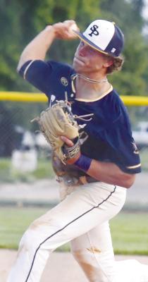 ASHTON MEINECKE logged a complete game victory on the mound, allowing no runs on three hits and seven strikeouts last Wednesday. Photo by Michael Happ