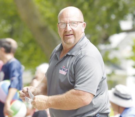 DISTRICT 41 STATE SENATOR DAN MCKEON entered his freshman year in the Nebraska Legislature this week. McKeon, pictured above, campaigned across the district over the summer for the seat. Photo by Michael Happ