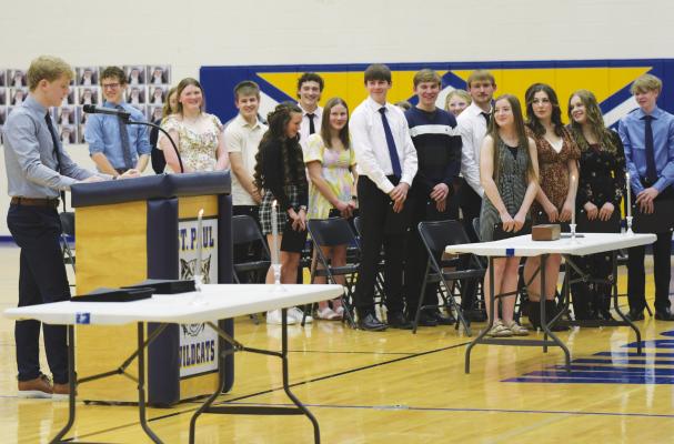 St. Paul National Honor Society Welcomes New Members