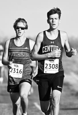 CENTURA’S Kasen Webb placed sixteenth at last week’s District D-4 Cross Country Invite at McCool Junction. Photo by Michael Happ