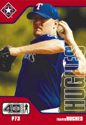 TRAVIS HUGHES was a reliever for the Texas Rangers and the Washington Nationals. Courtesy Photo