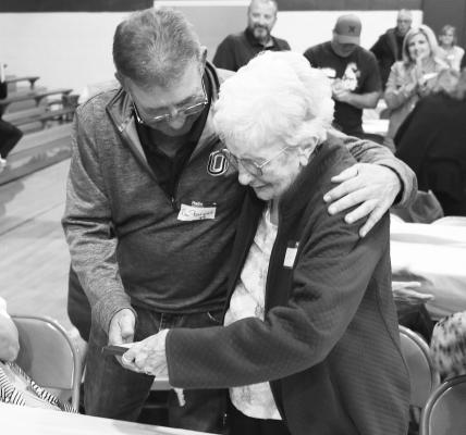 SHIRLEY INMAN was among those inducted into the WHS Hall of Fame during Saturday’s Wolbach High School Alumni Banquet. Photos by Michael Rother