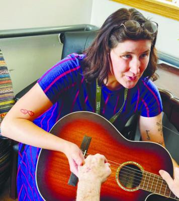 EMILY BAUER, MT-BC, a board-certified music therapist with Omaha Music Therapy, LLC will be hosting a program at the St. Paul Library on Sunday, March 16th as part of an event sponsored by the St. Paul CARE Team. Courtesy Photo
