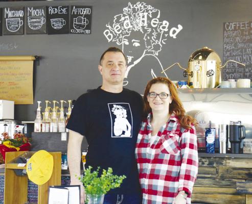DONNIE AND MEG YUTESLER’S St. Paul business, Bed Head Coffee Company, will be among the featured stops in this year’s Nebraska Passport Program. Photo by Michael Rother