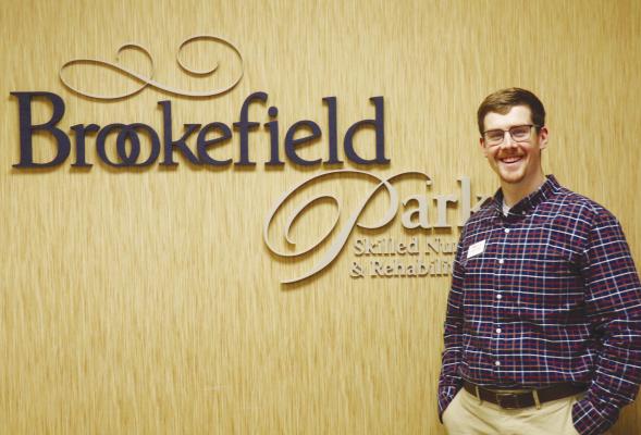 SAWYER BODDY, the new administrator at Brookefield Park Skilled Nursing and Rehabilitation in St. Paul, began his new position at the long-term care facility last week. Photo by Michael Rother