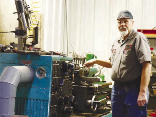 KELVIN SMITH is set to retire from Smith Welding, Inc. in St. Paul this week. Smith, the founder of the business, has been a part of the St. Paul operation for forty-five years. Photo by Michael Rother
