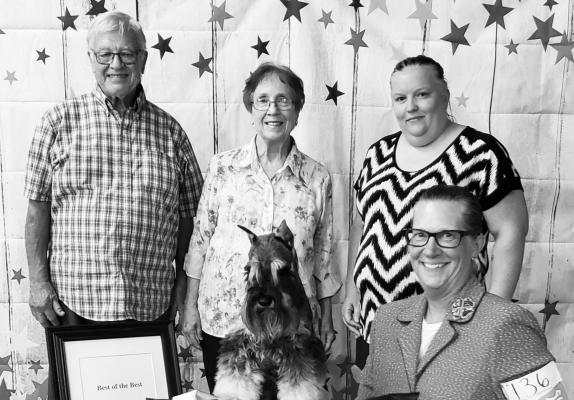 KIM JENSEN has had a great deal of success with her dogs. AKC Grand Champion UKC Ruby Grand Champion Ketchum earned several terrier points, reserve best in show, and best in show. UKC Champion Radar finished his championship, won reserve best in show, and two best in show awards, and, in Illinois, received a best of the best.