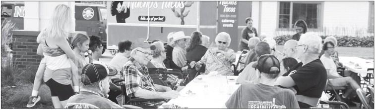 BROOKEFIELD PARK SKILLED NURSING AND REHABILITATION in St. Paul held a Back-to-School Bash at their St. Paul campus on Friday afternoon. The event featured myriad activities for those in attendance, including food and dancing. Above, participants of all ages enjoyed some fun in the sun during the event. Courtesy Photo