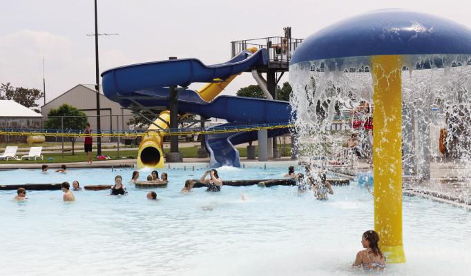 THE SWIM SEASON is underway at the St. Paul Water Park. The pool, which opened on May 26th, has seen strong attendance early in the season, with management attributing the high number of swimmers to warm weather and a lack of rain. Read more about the start of the swim season in St. Paul on the Highlights page—page sixteen—of this week’s newspaper. Haley Spotanski