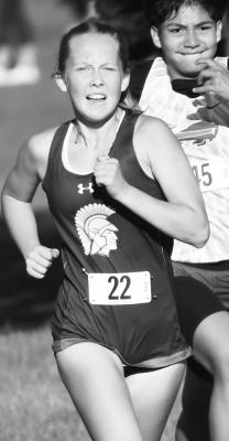 CENTURA’S Karsyn Lemburg placed tenth at the conference cross country meet last week.