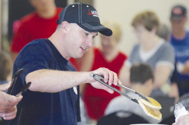 Firefighters serve up feast