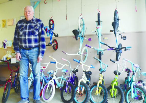 JOHN ROGERS, the founder of St. Paul Bikes, has operated the program on Howard Avenue for the past seven years. Rogers said that he is looking to hand off the project to another member of the community. Photo by Michael Rother