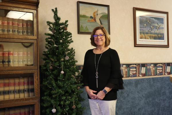 ST. PAUL BOARD OF EDUCATION member Shelly Hueftle is preparing to step down from the board at the end of this year following sixteen years of service to the Howard County school district. (Michael Rother)