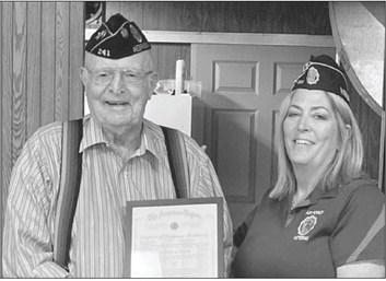Finck Honored by Post 241