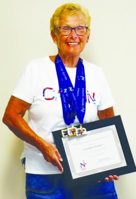 Foster honored with award at Nebraska Senior Games