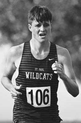 ELI SLADEK was the Wildcats’ lone state qualifer at last week’s district meet at Branched Oak. Photo by Michael Happ