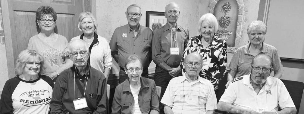THE ST. PAUL HIGH SCHOOL CLASS OF 1959 held their sixty-seventh class reunion on September 19th. Those attending were (back row): Pat (Svoboda) Morse, Kay (Sperling) Stoppkotte, Paul Scarborough, Melvin Manning, Sharon (Rubesh) Janssen, and Sharon (Maddox) Oakeson; (front row): Joan (Graus) Lacy, Bill Jacobs, Pauline (Maticka) Harding, Ken Kunze, and Bud Oakeson. Courtesy Photo