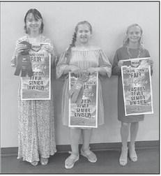 THE SENIOR FASHION REVUEwinners included Nicole Gibson of Dannebrog receiving first place, Karina Smydra of St. Paul receiving second place, and Katelyn Usasz of St. Paul receiving third place.