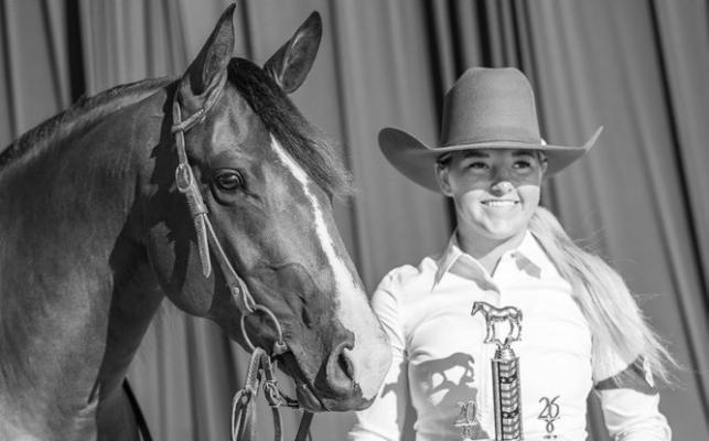 ALLI DUGAN of St. Paul was among the area exhibitors who competed at the 2026 Nebraska State Horse Show. Dugan was the champion in three-year-old Western Pleasure, was the reserve champion in Pony Pleasure, and was the reserve champion in senior reining. MALI Livestock Imagery