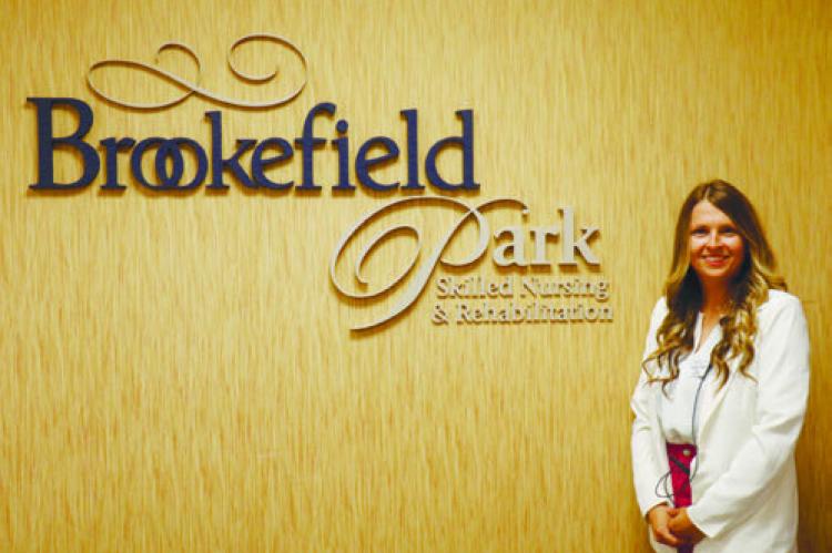 COURTNEY HERVERT began her role as the new administrator at Brookefield Park Skilled Nursing and Rehabilitation on September 16th. Photo by Michael Rother
