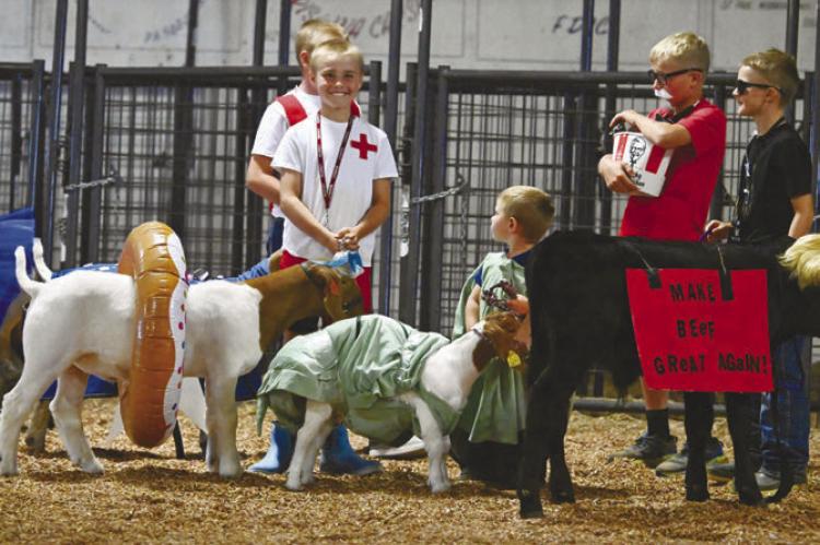 CREATIVE IDEAS abounded at the Howard County Fair during the event’s annual Decorated Pet Contest. This year, a variety of pets were decorated in unique and interesting ways, leading to a tough decision for the judges.