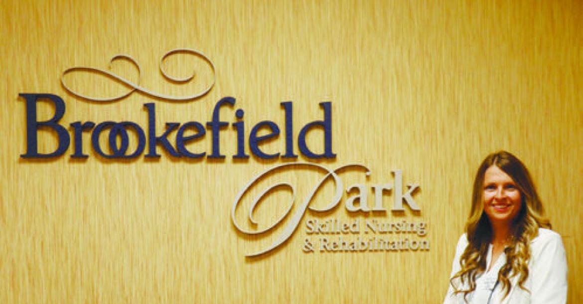 COURTNEY HERVERT began her role as the new administrator at Brookefield Park Skilled Nursing and Rehabilitation on September 16th. Photo by Michael Rother