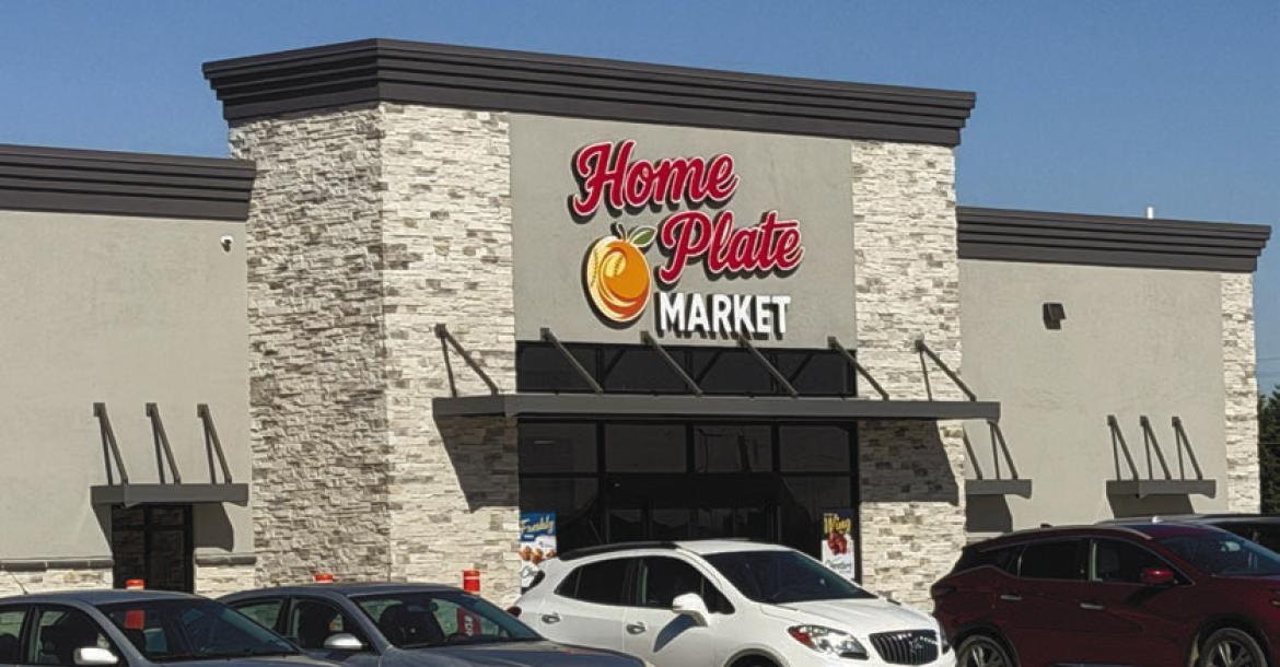 CUSTOMERS flocked to Home Plate Market’s new store along United States Route 281 last week following the market’s soft opening last Tuesday. Photo by Michael Happ
