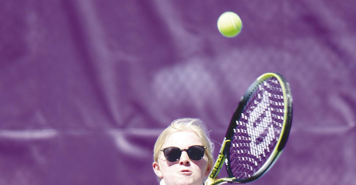 HARLEE BEHRING was the Wildcats first singles player last week in Holdrege. Behring lost her match 8-2.